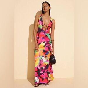 AFRM Bold Multicolor Maxi Dress XL